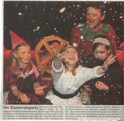 KNAX-Kinderkarneval 2005 Siegen KNAX-Kinderkarneval 2005 Siegen